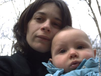 béatrice la plus jeune de ses enfants et son fils